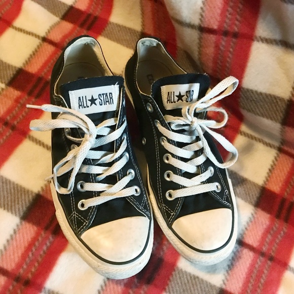 black converse womens size 8